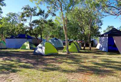 Camping with the Jigija team